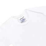 Rippstrick Kurzarm Weiss Cozy Bedtime LÄSSIG