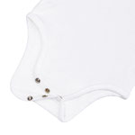 Rippstrick Kurzarm Weiss Cozy Bedtime LÄSSIG