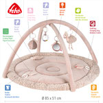 3D-Aktivitätsdecke Flamingo mit Spielzeug