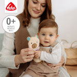 Mutter & Baby mit Knistertuch Capybara von Fehn