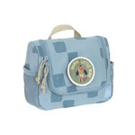 Kinder- Wasch & Kulturbeutel Happy Pattern Blau von LÄSSIG