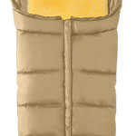 Komfort 2-in-1 Fußsack Beige Heitmann Felle