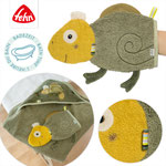 Detailansicht vom Waschhandschuh Chamäleon - Fehn