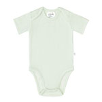 Baby-Body Mint mit Arm gerippt - LÄSSIG