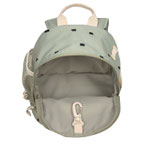 Kinderrucksack Happy Prints Oliv geöffnet LÄSSIG