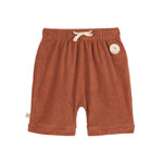 Frottee Short Kinder Rostrot LÄSSIG Cozy Terry Wear Linie