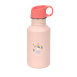 Edelstahl Kinder Trinkflasche Sunny Explorer Rosa von LÄSSIG
