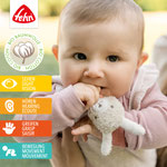 Baby schmust mit Rasselarmband Hase - Fehn Natur 3.0