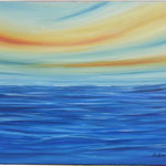 Paesaggio marino - olio su tela - cm 70 x 50 - 2008
