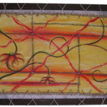 Girasoli - tec. mista dipinto ad olio - cm 100 x 80 - 2007