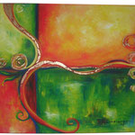 Paesaggio - tec.mista dipinto acrilico - cm 96 x 84 - 2007