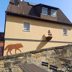 märchenhafte Wandgestaltung an vielen Lichtenfelser Hausfassaden