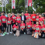 Unser gesamtes Lauf-Team mit Oberin 
