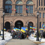 Ontario House of Parliament (mit Demonstration von Ukrainern!)