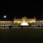 Plaza de Espana bei Nacht