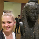 Noch ein Selfie mit Cleopatra (und dann seh ich dass da ein Michi mein Foto gebombt hat!!!!)