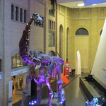 Dinosaurier in der Eingangshalle