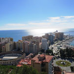 Der Ausblick auf Málaga!