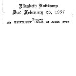 Rottkamp, Elizabeth - 1957