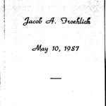 Froehlich, Jacob A. - 1987