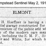 Hempstead Sentinel - Hoeffner Garage - May 12, 1912