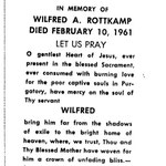 Rottkamp, Wilfred A. - 1961