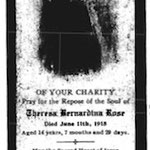 Rose, Theresa Bernardina - 1915