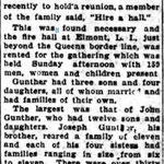  Daily Star - Gunther Family Reunion  - July 9, 1924 pg 1