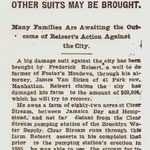 Brooklyn Eagle - Reisert Sues City To Recover $60,000 - (page 1 of 2) - Oct. 19, 1900