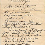 Insurance Expiration Notification - Mr. Schmitt -  March 4, 1895