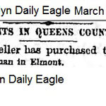 Brooklyn Daily Eagle - Charles Goeller -March 3, 1883