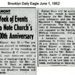 Brooklyn Daily Eagle - St. Boniface 100th Year - June 1, 1952