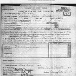 Jacobs, John -Certificate of Death - March 14, 1889