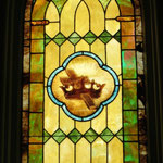 Stained glass window - no inscription