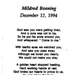 Boening, Mildred  - 1994