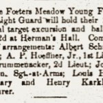 Hempstead Sentinel - Young Farmers Light Guard - Target Excursion - Sept. 14, 1899