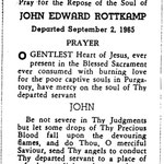 Rottkamp, John Edward - 1965