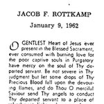 Rottkamp, Jacob F. - 1962