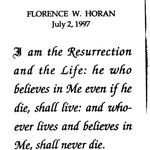 Horan, Florence W. - 1997 