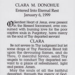 Donohue, Clara M. - 1999