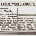 Brooklyn Eagle - Margaret March - Apr. 1, 1947