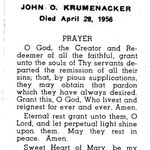 Krumenacker, John O. - 1956