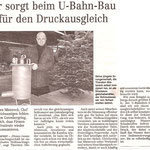 U-Bahn Bau Druckausgleich