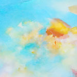 walk in the color field　   85×198cm　アクリル・油彩・キャンバス