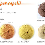 CONF.FILO PER CAPELLI COLORI DIPONIBILI: MARRONE / GIALLO EURO: 2,90