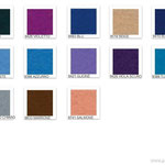 foglio da 20 x 30 cm. spessore 1 mm. Cartella colori Euro: 0,60