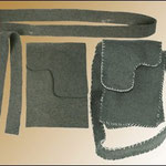 Feltro Naturale - Kit borsa con tracolla, 25x19cm  Feltro Naturale - Kit borsa con tracolla, 25x19cm prezzo: € 12,00
