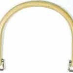 COPPIA MANICI CURVATI IN CANNA NATURALE CM 15X11 CON ATTACCO FINALE IN ACCIAIO  EURO: 8,00