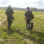 wir 3 Ladies beim Trainieren