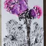  Purple flowers acrilico 30 x 60 acrilico 
